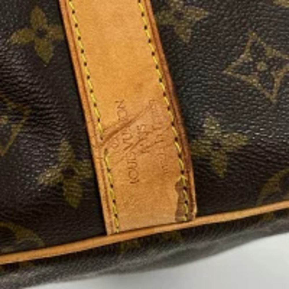 Louis Vuitton Keepall Bandoulire Travel Business Trip Boston Bag Monogram Brown - Picture 4 of 7